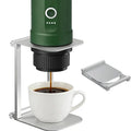 Foldable Aluminum Coffee Drip Stand – Portable Pour-Over Holder Coffee Drip Stand Qme Silver