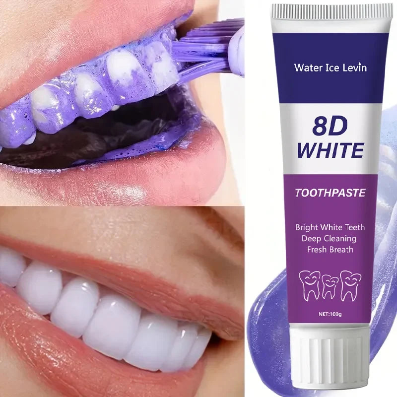 Purple Whitening Toothpaste – Alcohol-Free, Sulfate-Free | 100g Whitening Toothpaste Qme