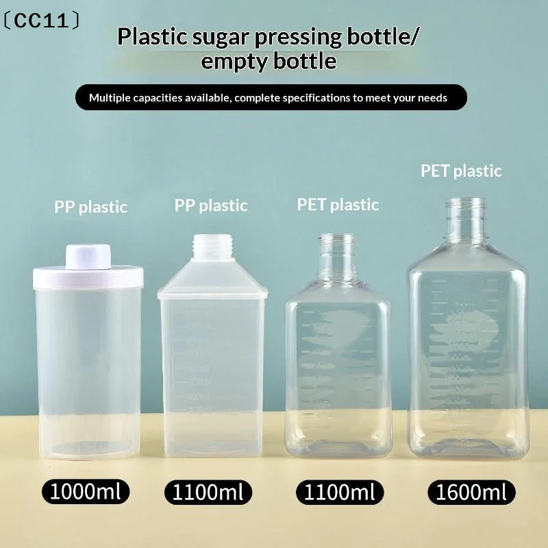 Syrup Dispenser Bottles with Lid | Coffee Bar Kitchen Set Syrup Dispenser Bottle Qme