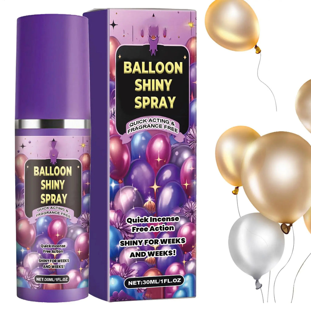 Balloon Shine Spray 30ml – Glossy Party Decoration Finish Balloon Shine Spray Qme