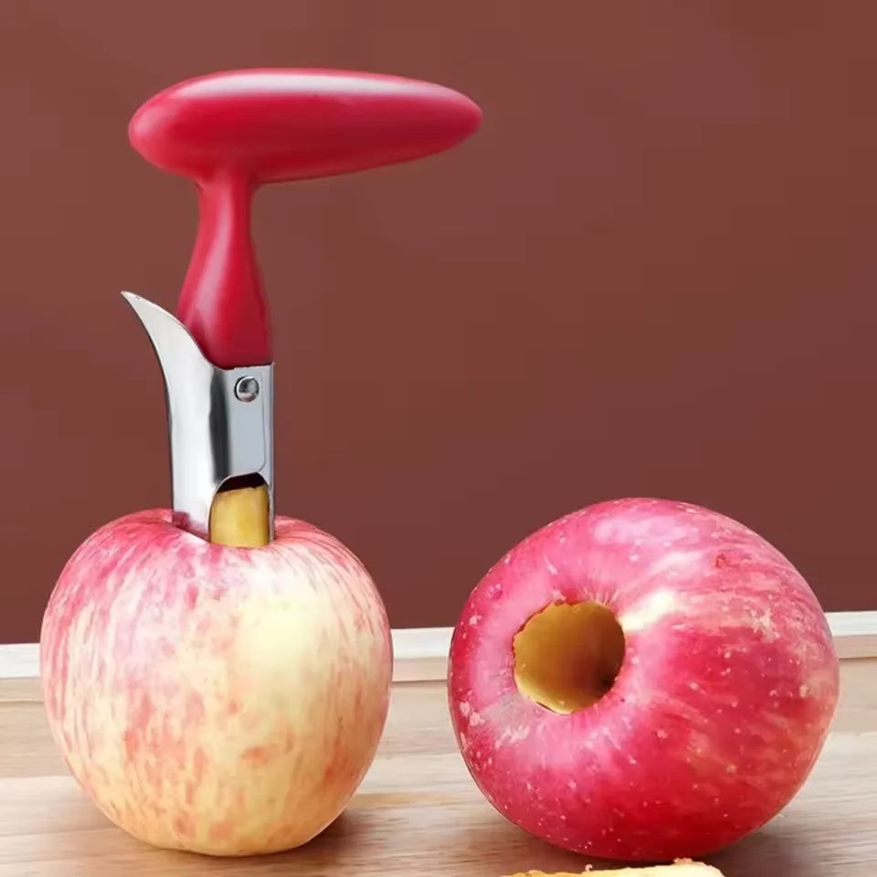 Stainless Steel Apple & Pear Corer – Fruit Seed Remover Tool Fruit Corer Tool Qst