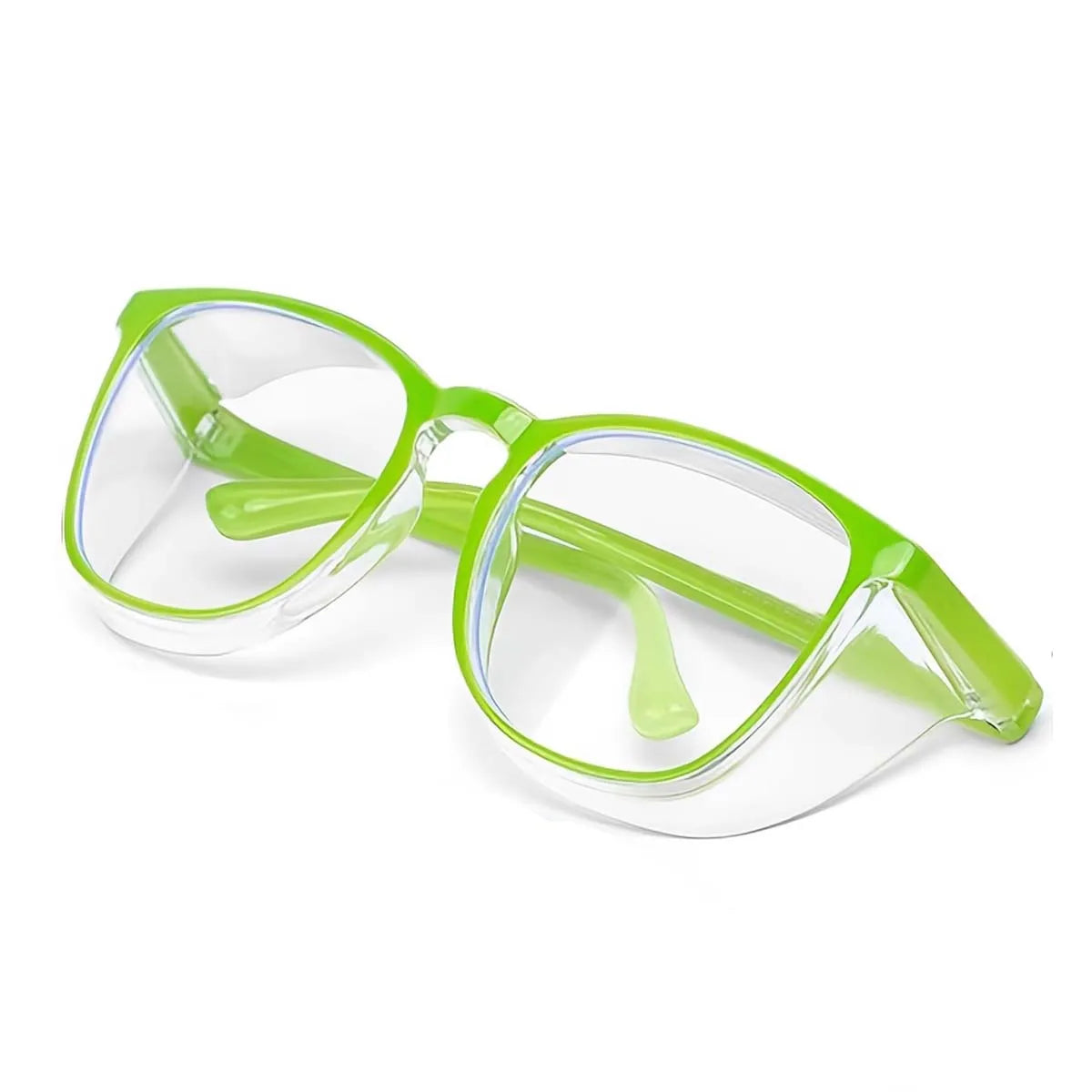 VOPHA Anti-Fog Safety Glasses UV & Blue Light Protection Protective Safety Glasses Qst Green