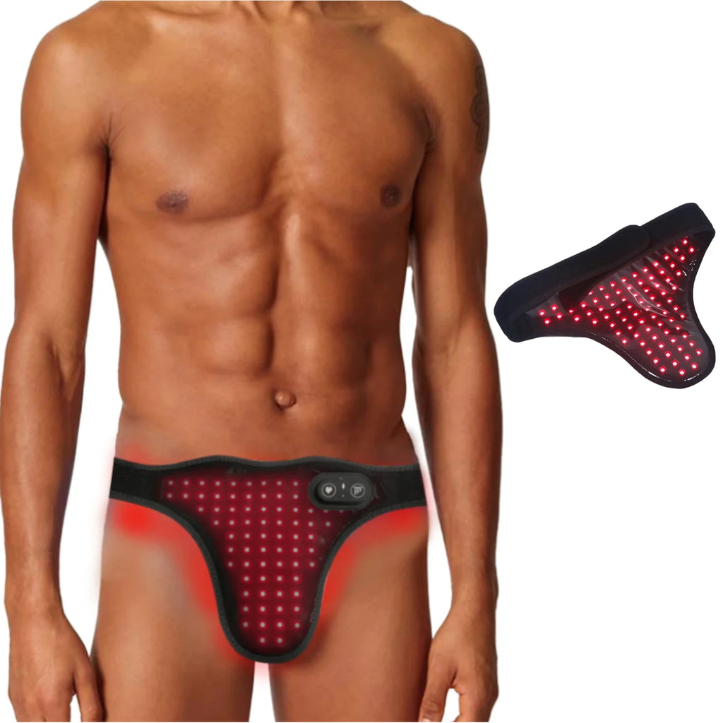 Red Light Therapy Wrap for Men – 660nm & 850nm LED Pad Red Light Therapy Device Qst