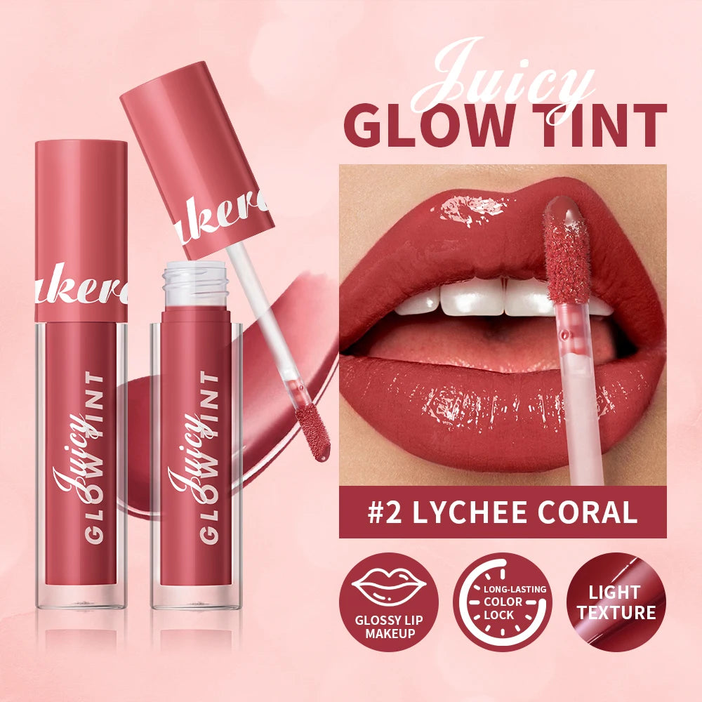 Lakerain Mirror Lip Glaze – Long-Lasting Hydrating Lip Gloss Lip Gloss Qst