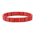 Italian Charms Elastic Link Bangle | Stainless Steel Bracelet Charm Link Bracelet Qme S 10..