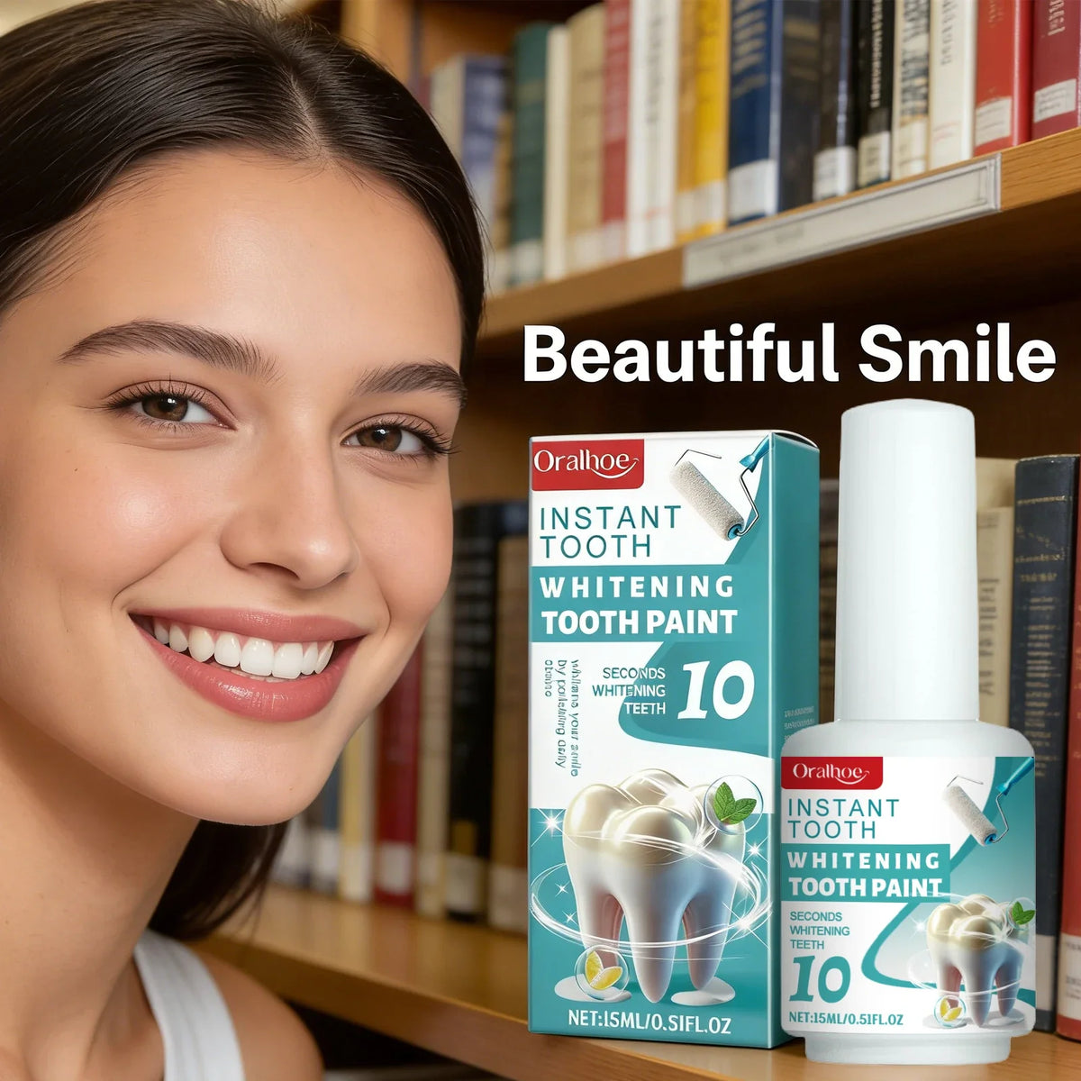 Teeth Whitening Paint – Remove Plaque & Stains | Qme Teeth Whitening Paint Qme