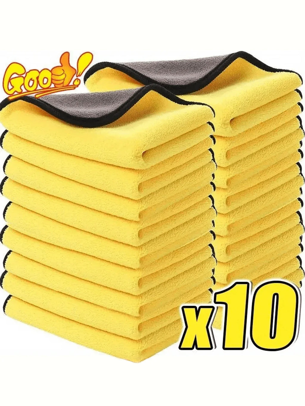 5-Pack Coral Fleece Car Wash Towels 30x30cm – Thickened Car Wash Towels Qme