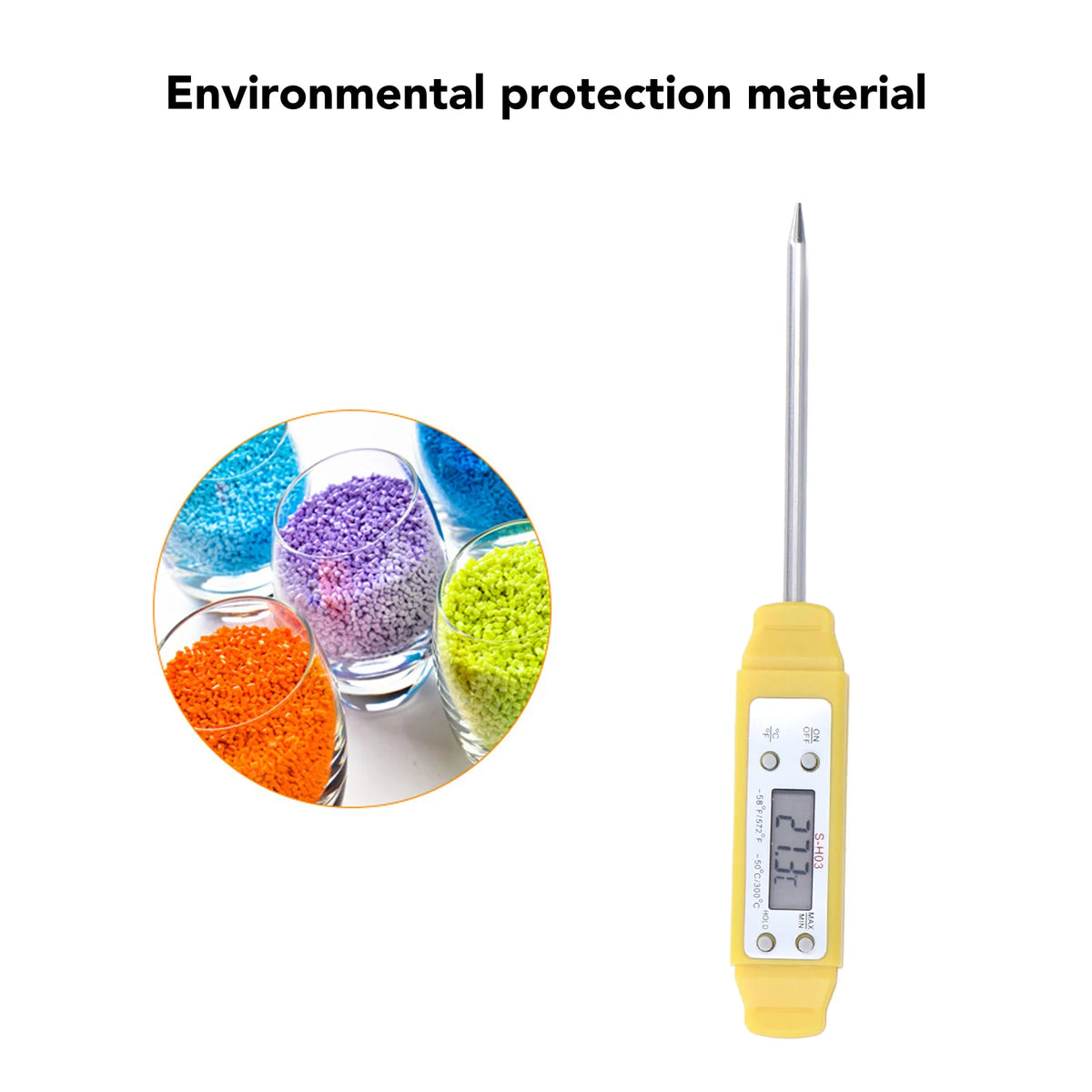 DECDEAL Digital Food Thermometer – Auto Calibration Pen Digital Food Thermometer Qst