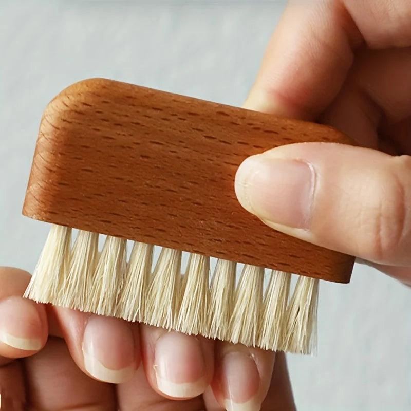 Hard-Textured Nail Brush Scrubber for Toes & Nails Nail Cleaning Brush Qme