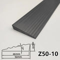 Robot Vacuum Climbing Pad – Self-Adhesive Non-Slip Floor Strip Robot Vacuum Accessory Qme black 1M
