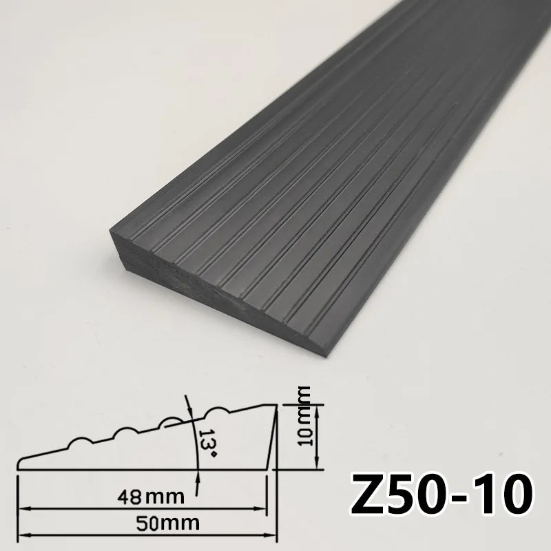 Robot Vacuum Climbing Pad – Self-Adhesive Non-Slip Floor Strip Robot Vacuum Accessory Qme black 1M