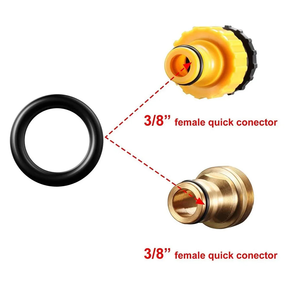 3/8" O-Rings for Pressure Washer Hose Quick Disconnect Hose Fitting O-Rings Qme