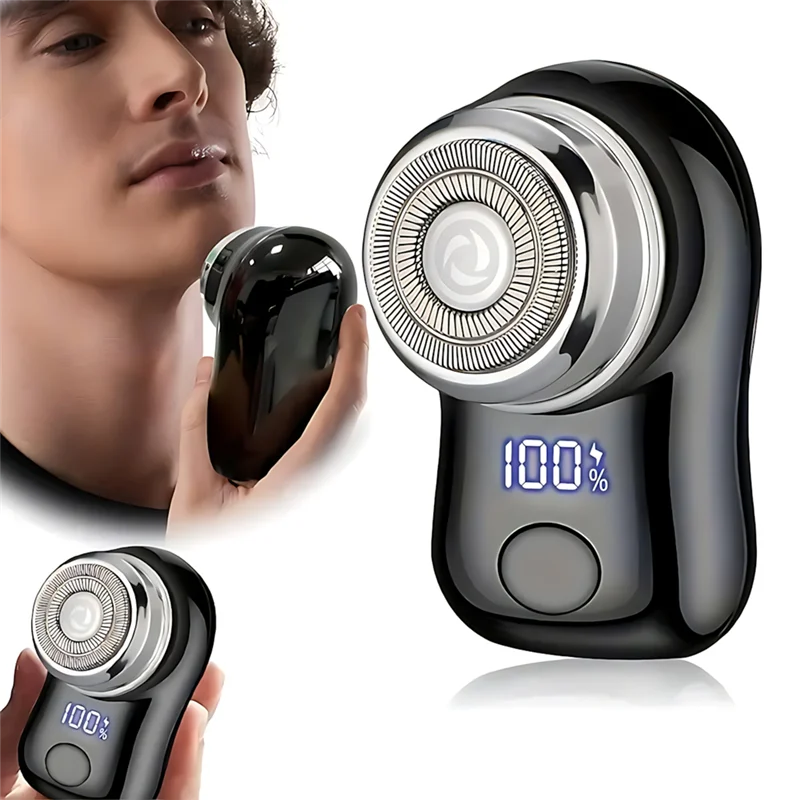MiLESEEY B15C Mini Electric Shaver – USB Rechargeable Dry/Wet Electric Shaver Qst