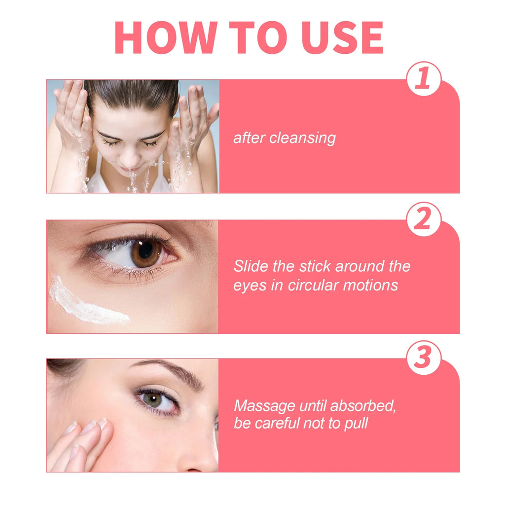 Retinol Eye Cream Stick – Brighten, Firm & Smooth Under Eyes Retinol Eye Cream Qme