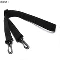 Adjustable Replacement Shoulder Strap – Black Polyester Bag Strap Bag Shoulder Strap Qst Default Title