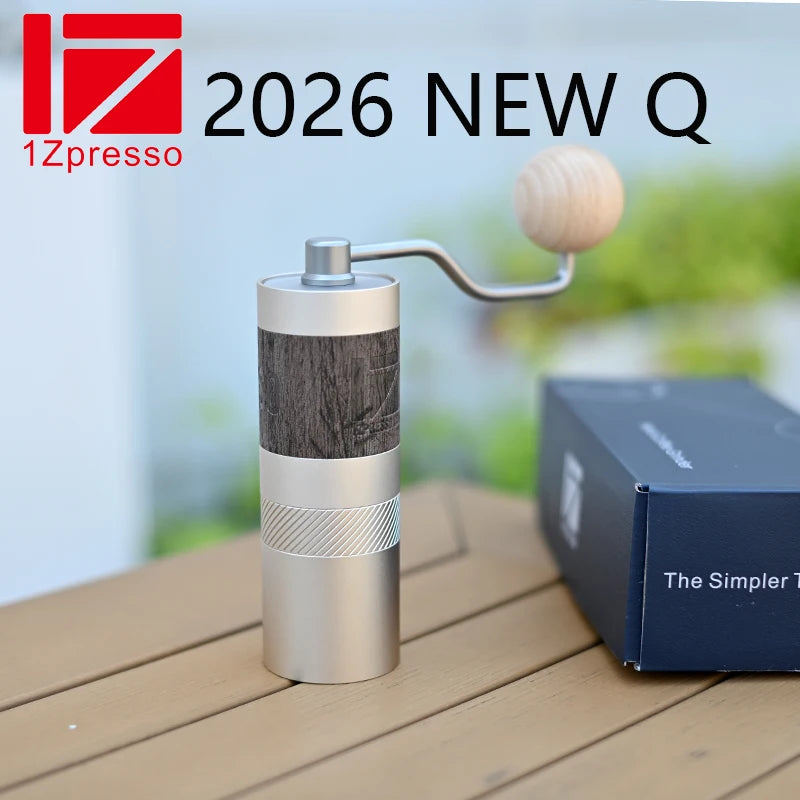1Zpresso Q MINI Manual Coffee Grinder – 38mm 7-Core Burr Manual Coffee Grinder Qst