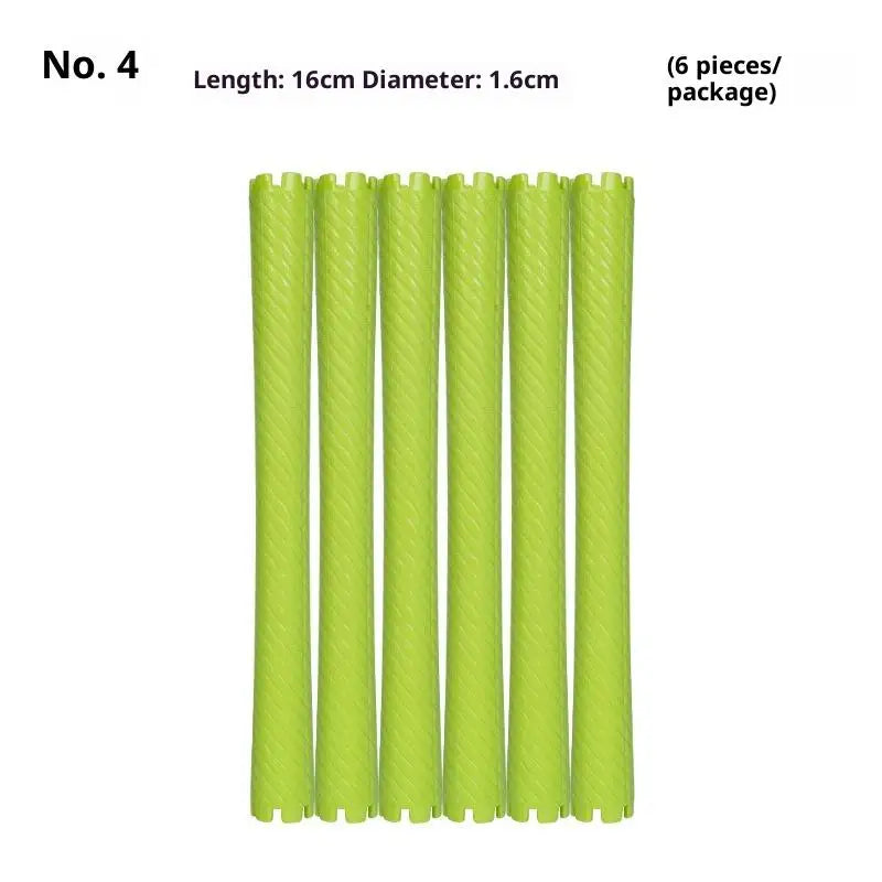 Heatless Hair Curling Rollers – Soft Flexible No-Heat Styling Hair Curling Rollers Qme 4