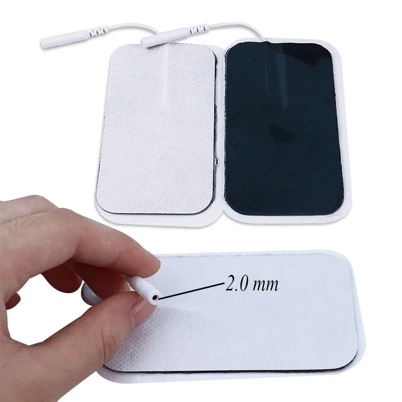 TENS EMS Gel Electrode Pads – Reusable Self-Adhesive (20–100 Pack) Electrode Gel Pads Qst