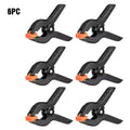 Heavy Duty Plastic Spring Clamps – 6-Pack for Backdrop & Canvas Spring Clamps Qme 6PCS