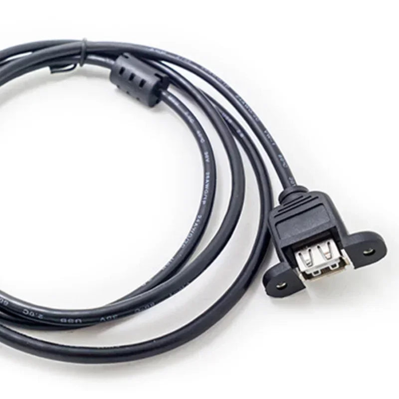 USB 2.0 Extension Cable 1.5m Screw Mount – 5-Pack | Qme USB Extension Cable Qme