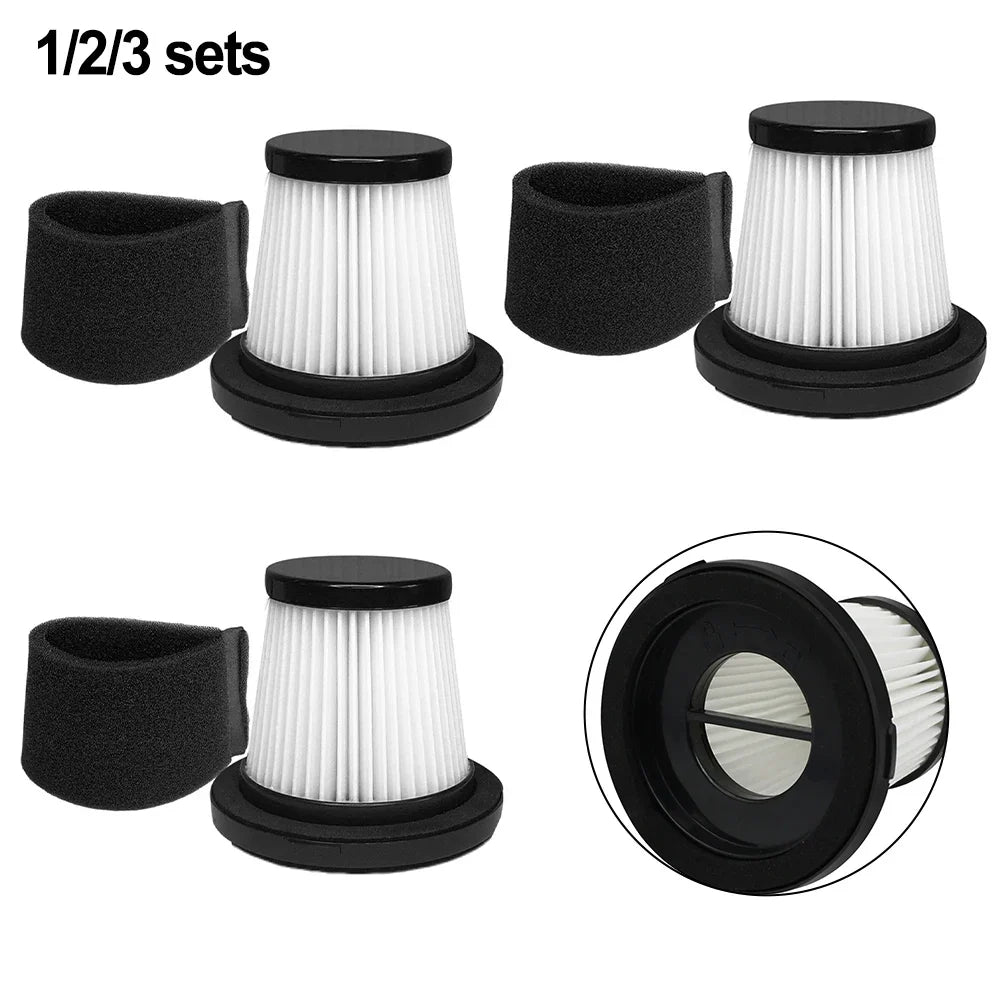 Morse G10 Cordless Vacuum Washable Replacement Filters 1-3 Sets Vacuum Filter Set Qme