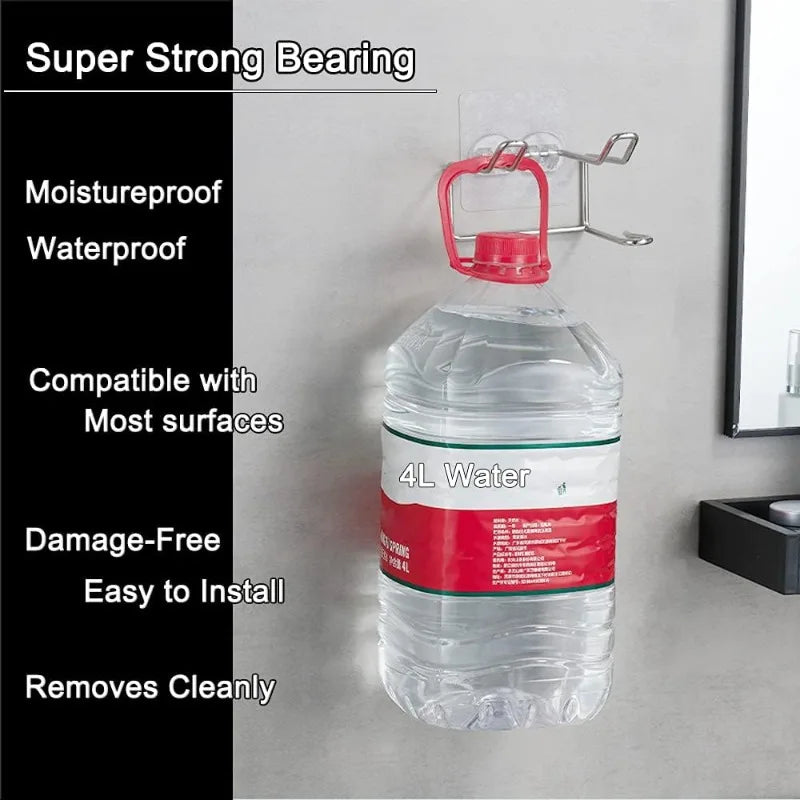 Self Adhesive Wall Mount Hair Dryer Holder – Waterproof Rack Hair Dryer Holder Qme
