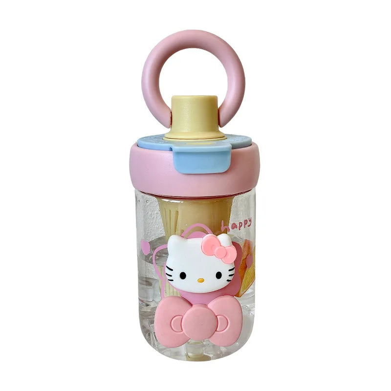 Hello Kitty Water Cup – Portable Large Straw Cup for Girls Straw Water Cup Qme