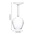Creative Inverted Stemmed Wine Glass | Upside Down Novelty Cup Novelty Wine Glass Qme China Mainland Clear