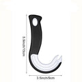 Easy-Grip Hook Can Opener – Durable Plastic, Home & Restaurant Can Opener Qme Black