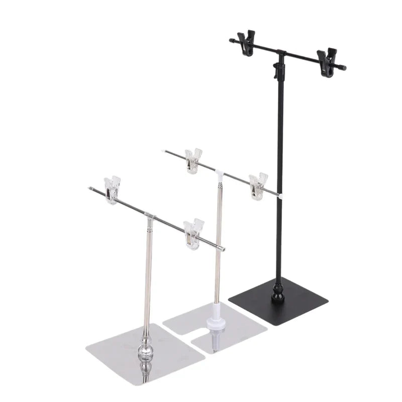 T-Shape Stainless Steel Backdrop Stand for Photo Studio Photo Backdrop Stand Qme