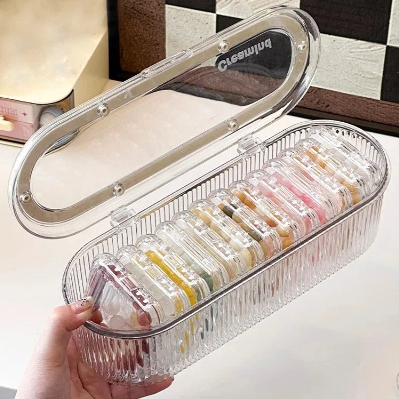 Transparent Cutlery Storage Box – Spoon Fork Organizer Cutlery Storage Box Qme