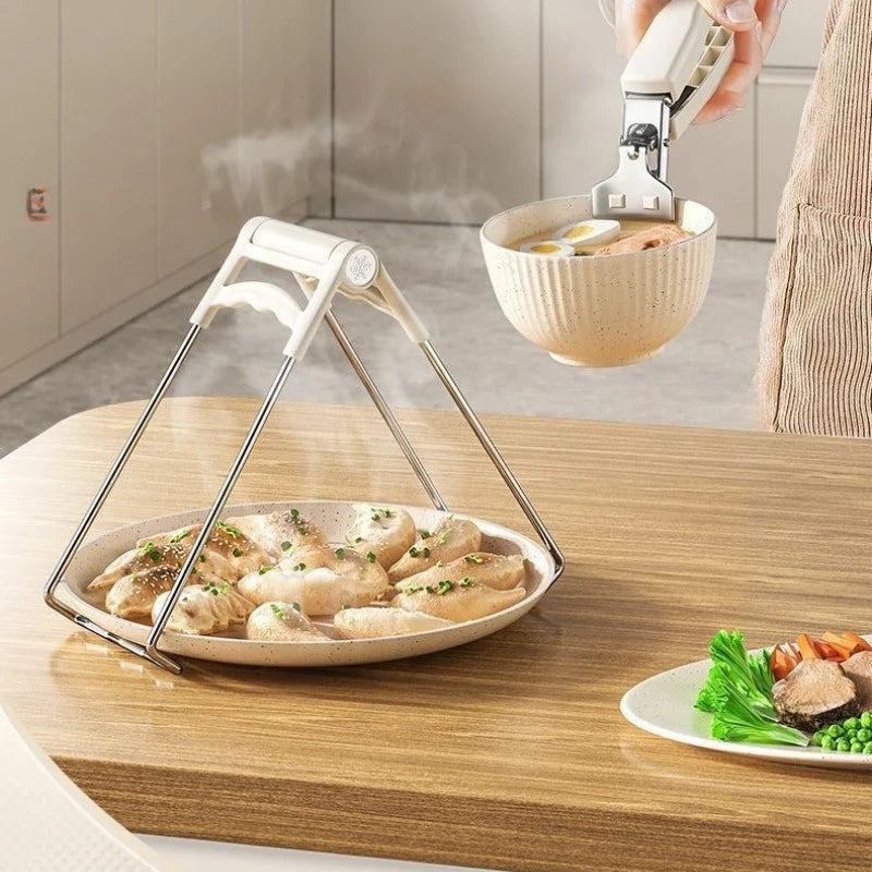 Heat-Resistant Kitchen Bowl Clip & Dish Lifter Tool | Qme Kitchen Bowl Clip Qme