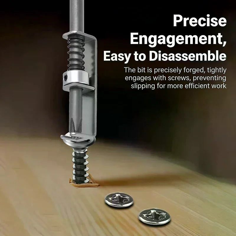 Screw Holder Drill Bit Anti-Drop Fixing Clamp | DIY Tool Drill Bit Accessory Qme