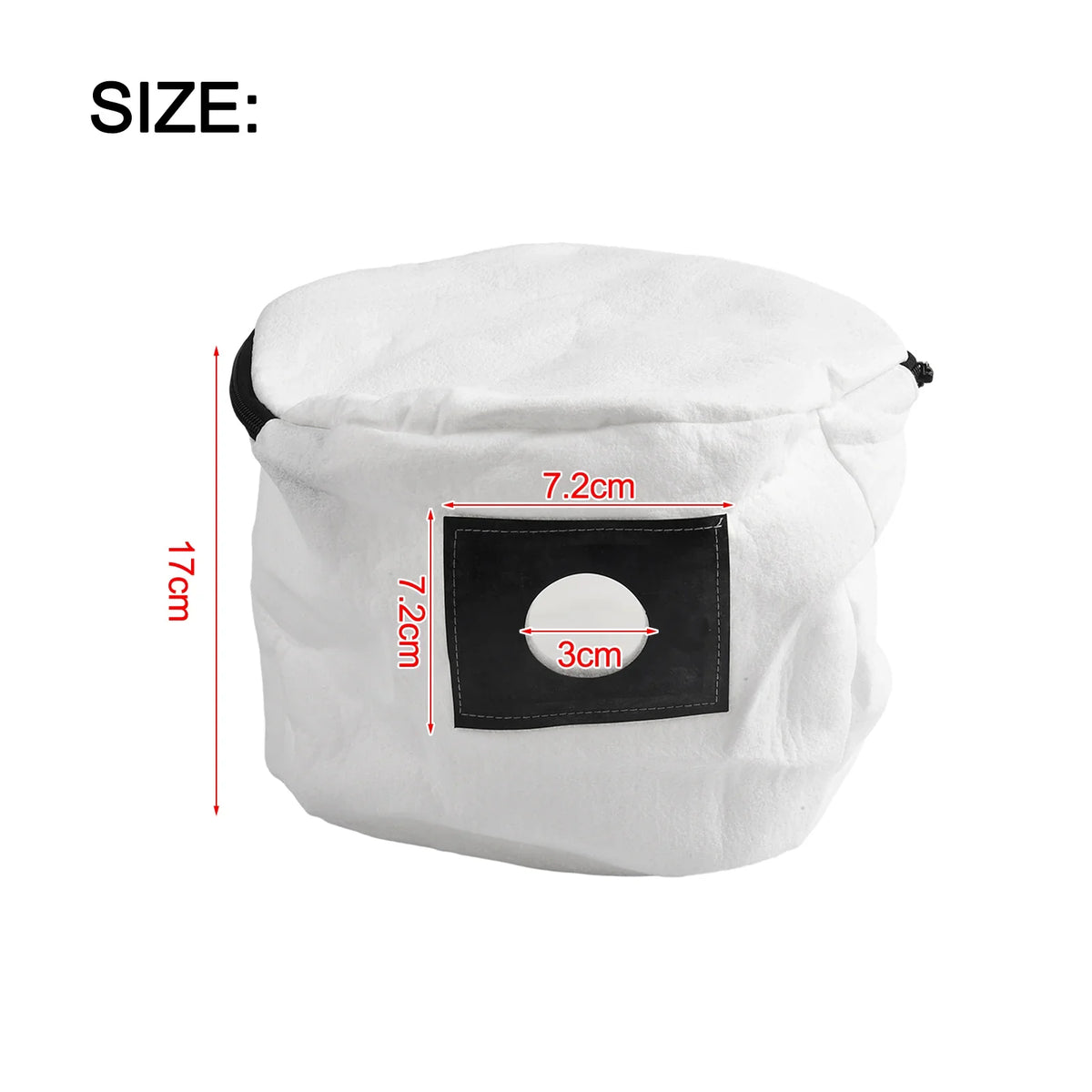Reusable Zip-Up Dust Bag for Numatic Henry & James Hoover Vacuum Dust Bag Qme Default Title