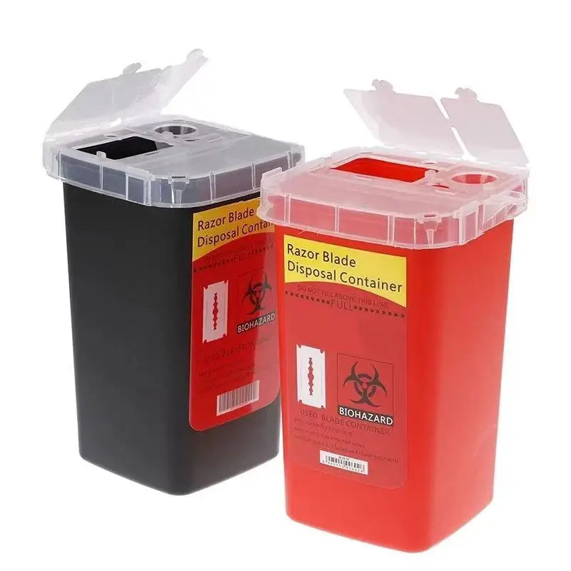 Razor Blade Disposal Case | Barber Sharps Recycling Bin Blade Disposal Case Qme