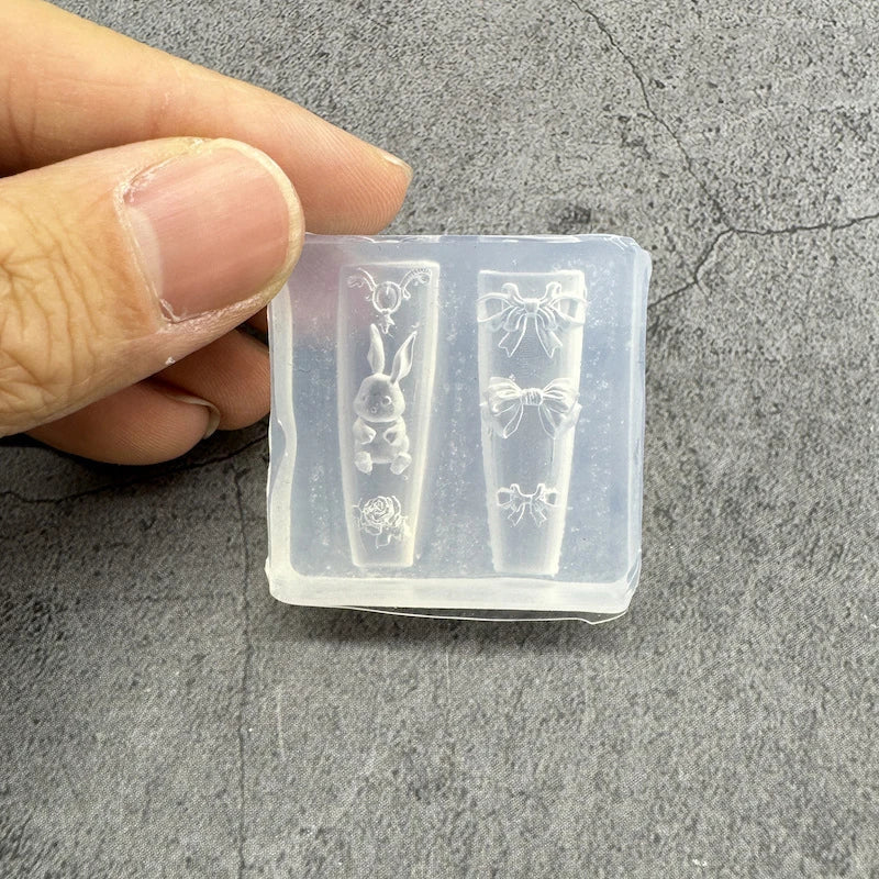 3D Silicone Lotus Leaf Nail Mold | DIY Nail Art Template Nail Art Mold Qme style 18