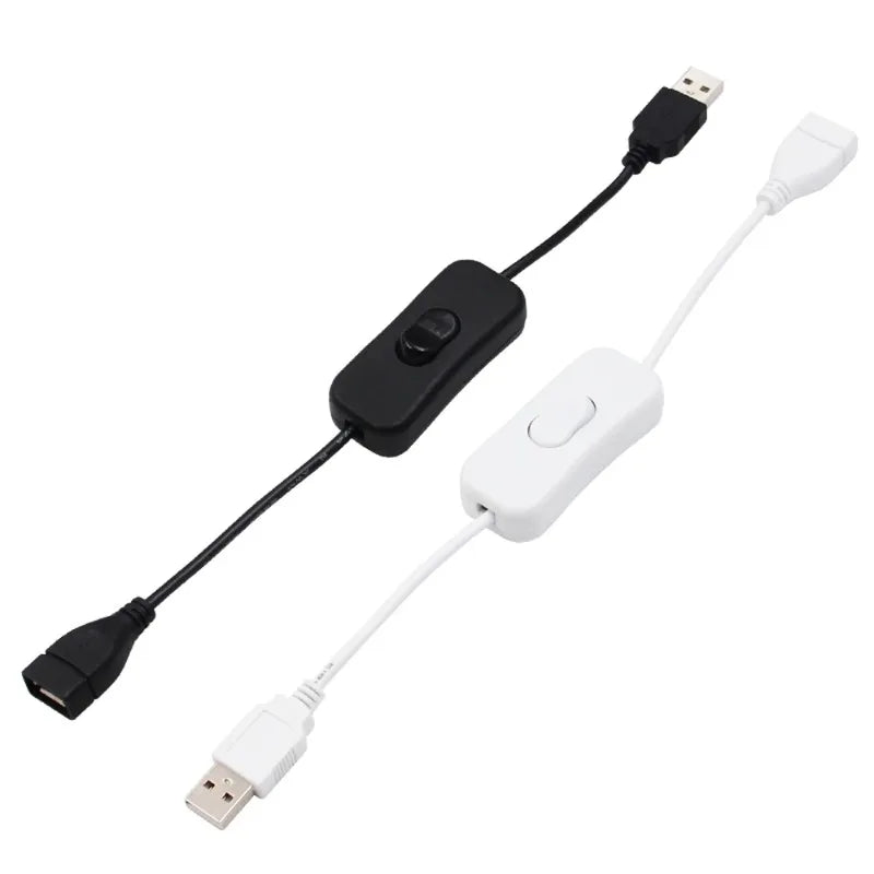 USB 2.0 Extension Cable with On/Off Switch for LED Strips USB Switch Cable Qme