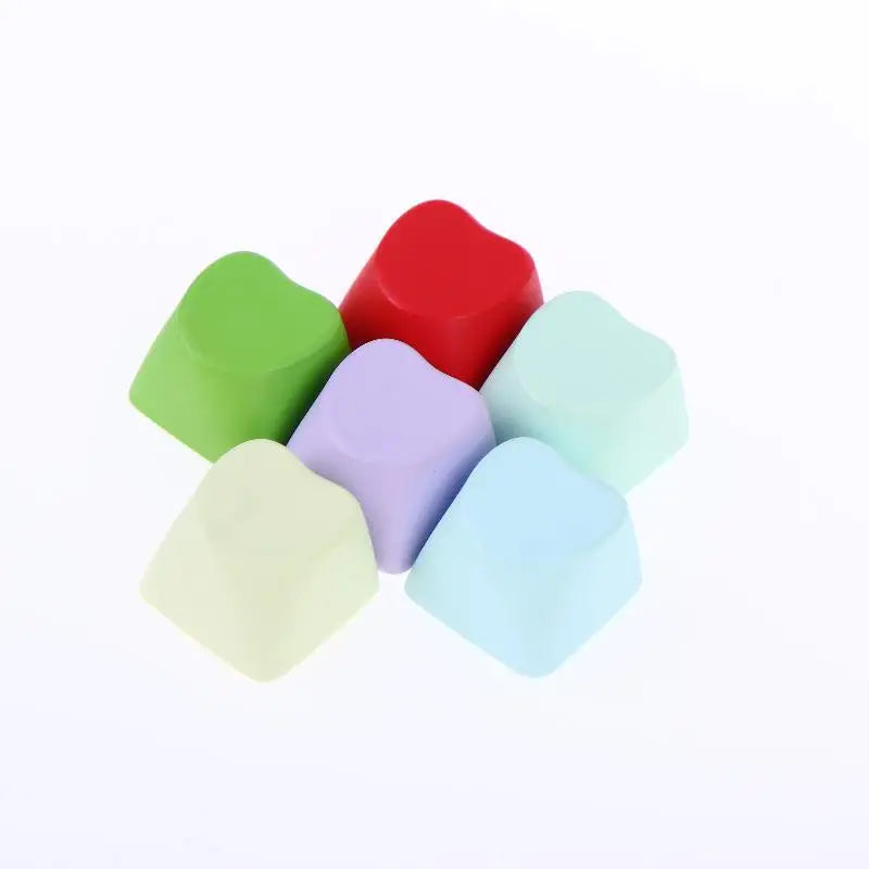 Heart Shaped Blank PBT Cherry Keycaps 1U DIY 10 Pack Mechanical Keyboard Keycaps Qme