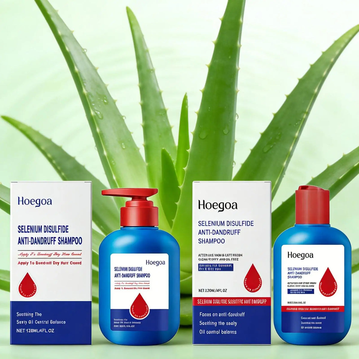 Hoegoa Selenium Sulfide Shampoo – Anti-Dandruff & Oil Control Anti-Dandruff Shampoo Qst