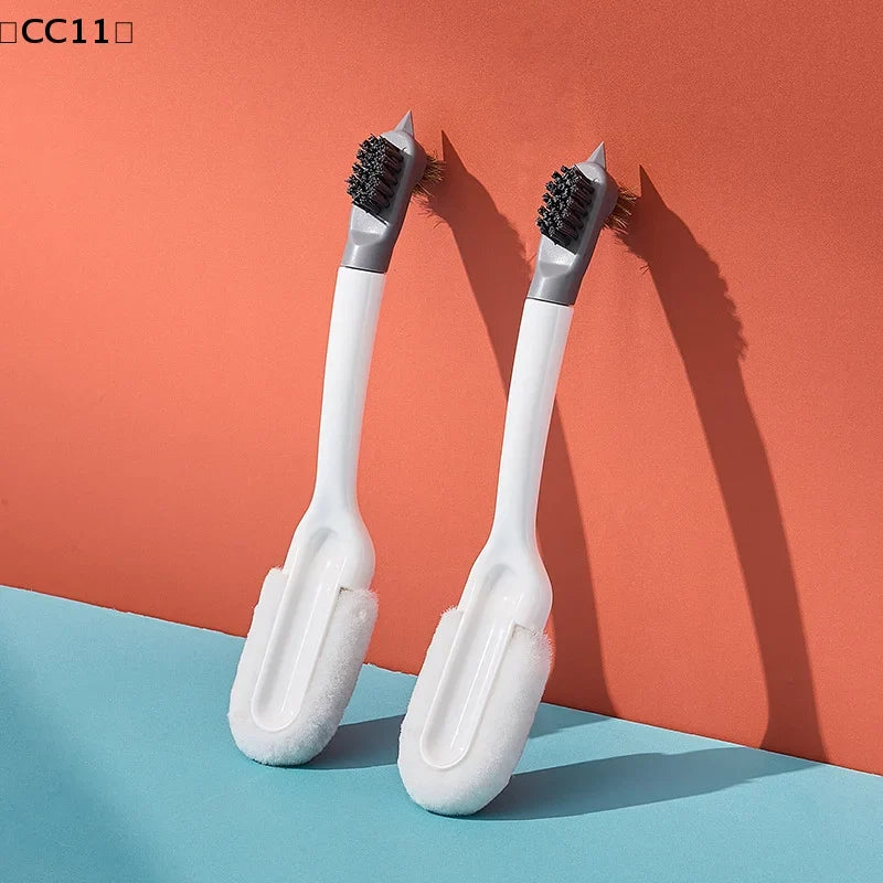 Long-Handle Multifunctional Shoe Cleaning Brush – White Shoe Cleaning Brush Qme