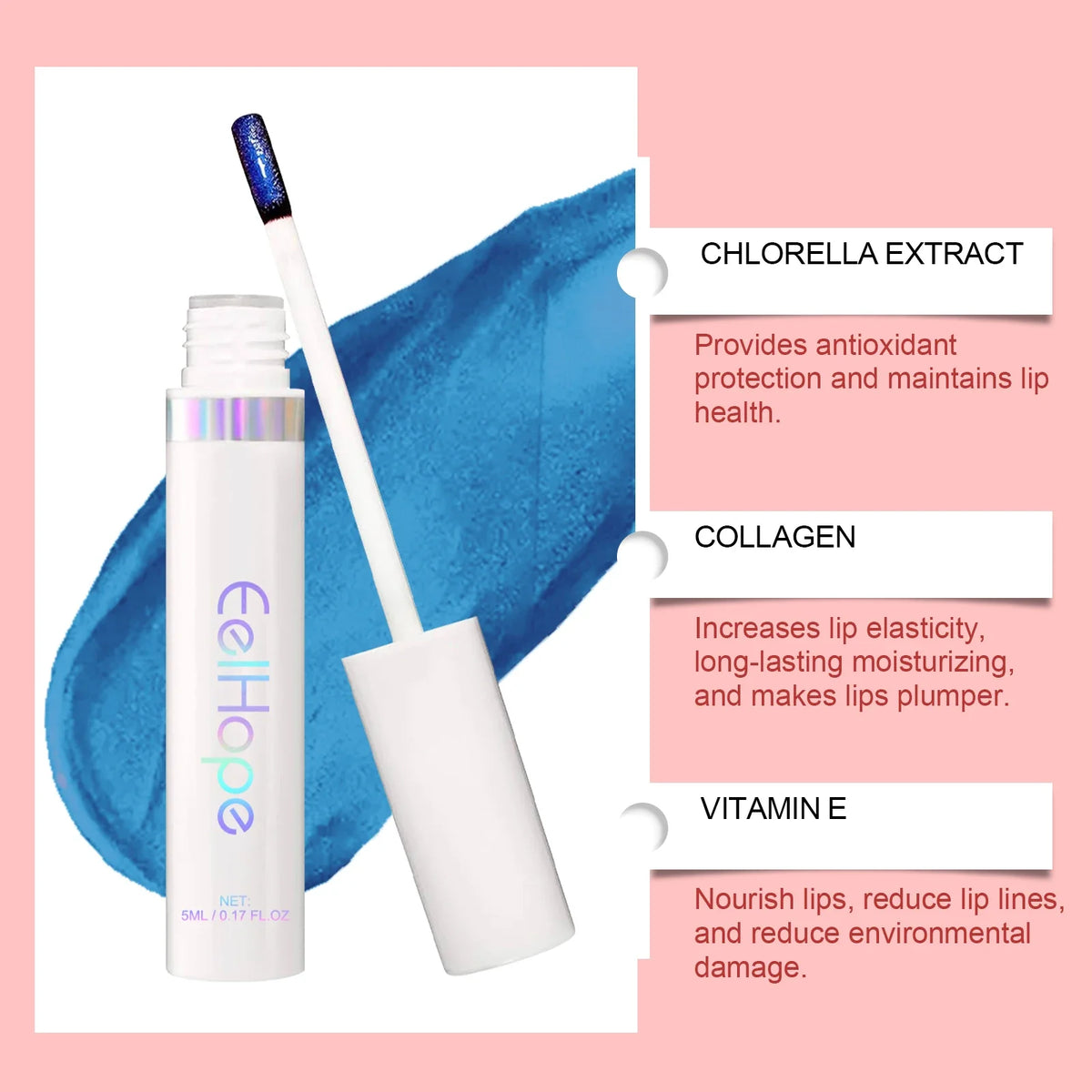 Tearable Lip Tattoo Tint & Gloss – Waterproof Long-Lasting Color Peel-Off Lip Tint Qme
