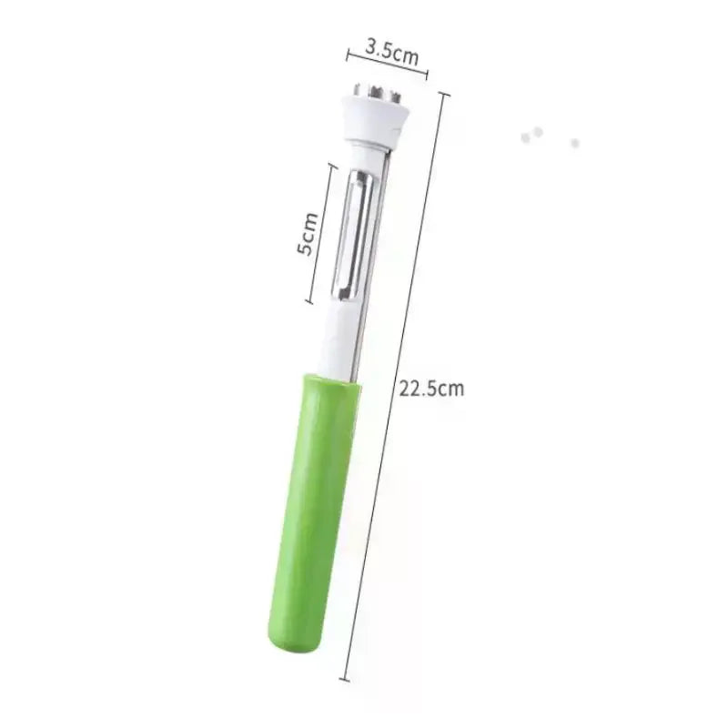 Stainless Steel Rust-Proof Fruit Peeler & Corer – Anti-Slip Fruit Peeler & Corer Qme