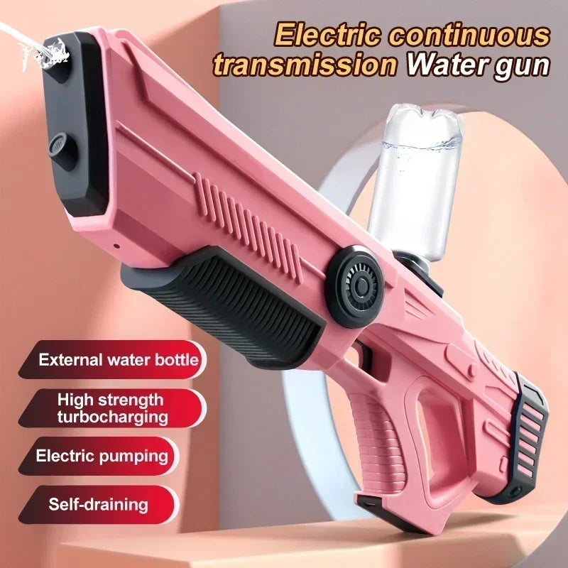 Electric Automatic Water Gun Toy – Kids Summer Outdoor Play Electric Water Gun Qme