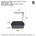 USB Electric Automatic Bird Bath Tub – Circulating Water Parrot Bird Bath Tub Qme 01