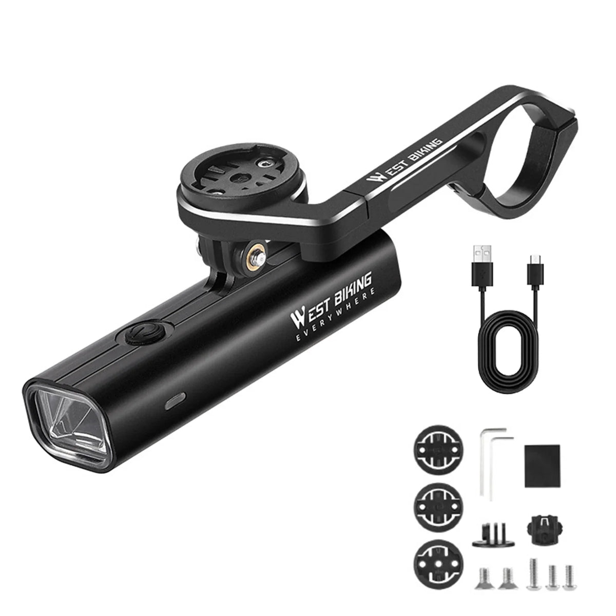 Rechargeable Waterproof LED Bicycle Front Light 2000mAh Bicycle Front Light Qme Type D China Mainland