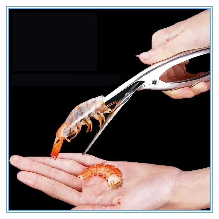 Stainless Steel Shrimp Peeler & Lobster Sheller Knife Seafood Peeler Knife Qme
