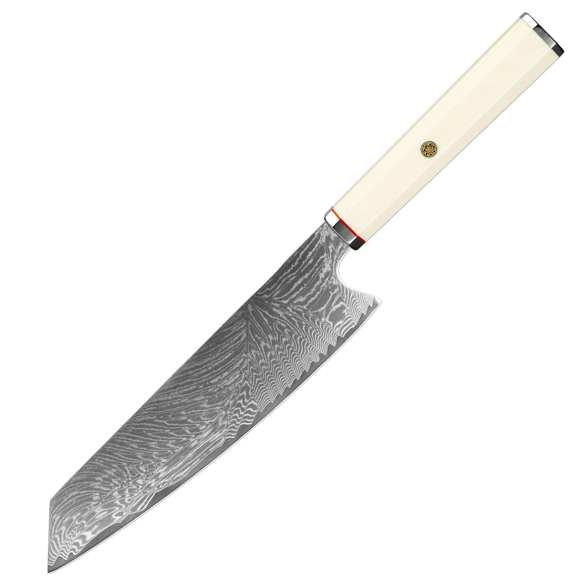 XITUO 8" Damascus Steel Kiritsuke Gyuto Chef Knife | Ivory Handle Damascus Chef Knife Qst 8 Inch Kiritssuke