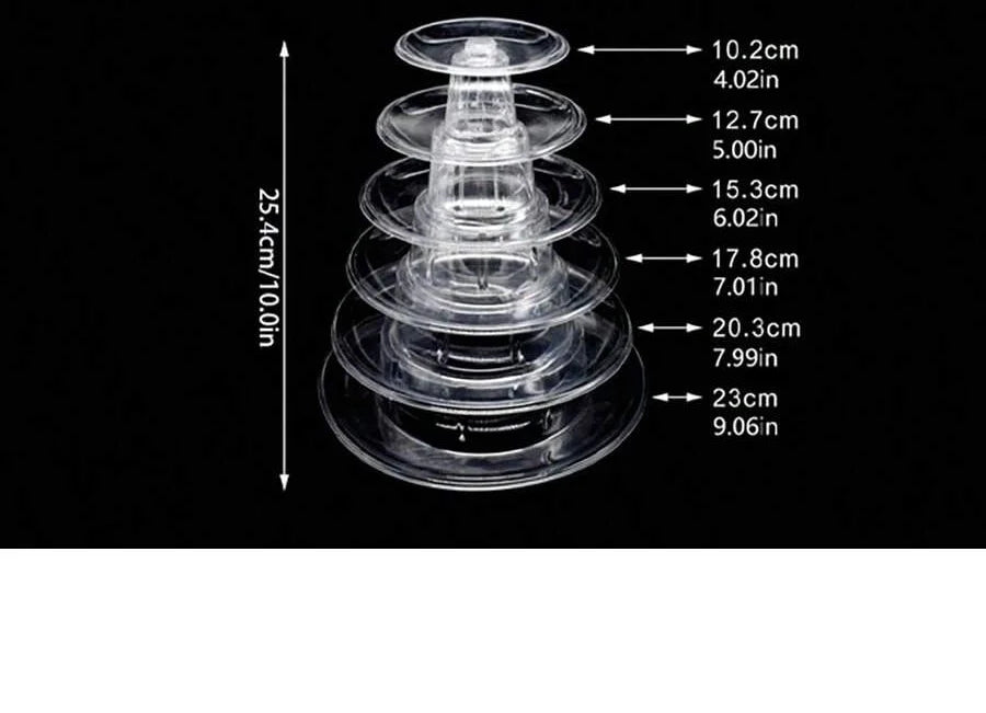 4–6 Layer Macaron Pastry Display Rack | Tiered Dessert Stand Tiered Dessert Stand Qme 6-layer