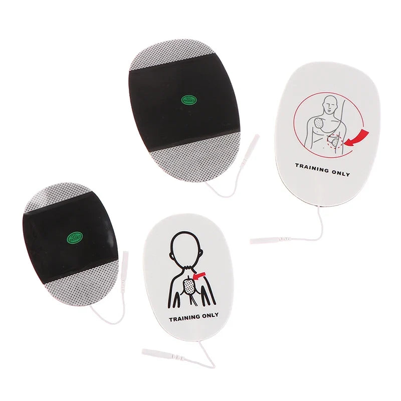 AED Trainer Replacement Pads Adult – First Aid Training Patches AED Training Pads Qme