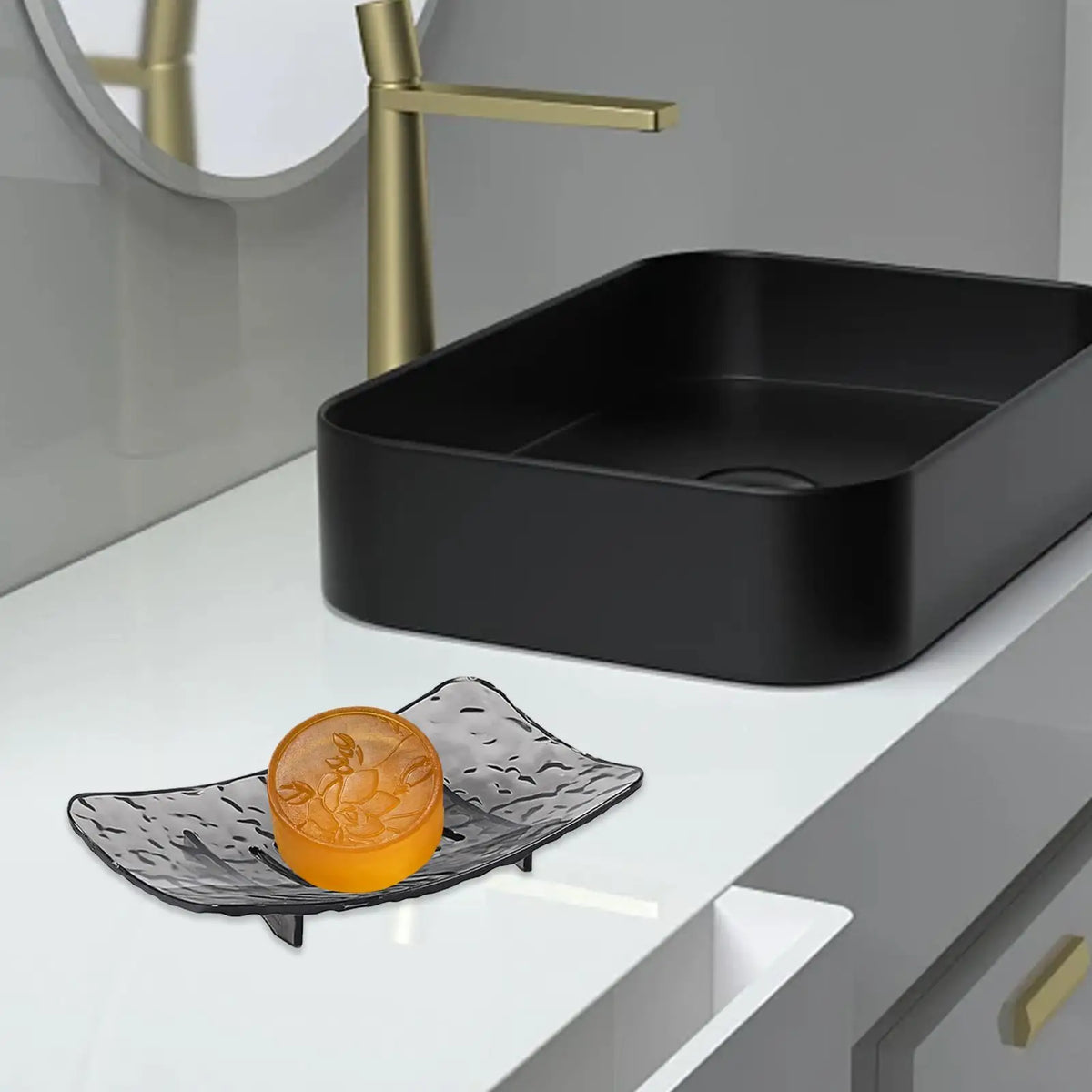 Non-Slip Bathroom Soap Dish Holder – Strong & Long-Lasting Soap Dish Holder Qme